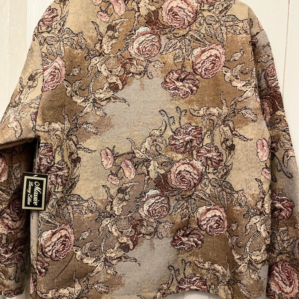 Massini Luxury Floral Tapestry Jacket